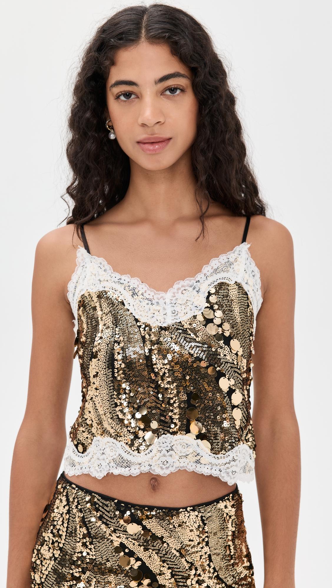 sequin tank