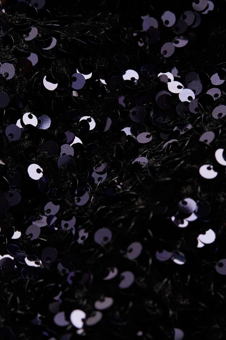 sequined a-line dress