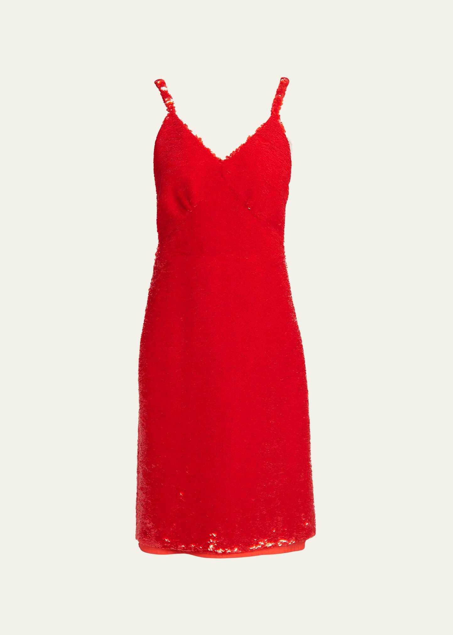 sequined dress
