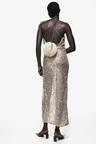 sequined net dress