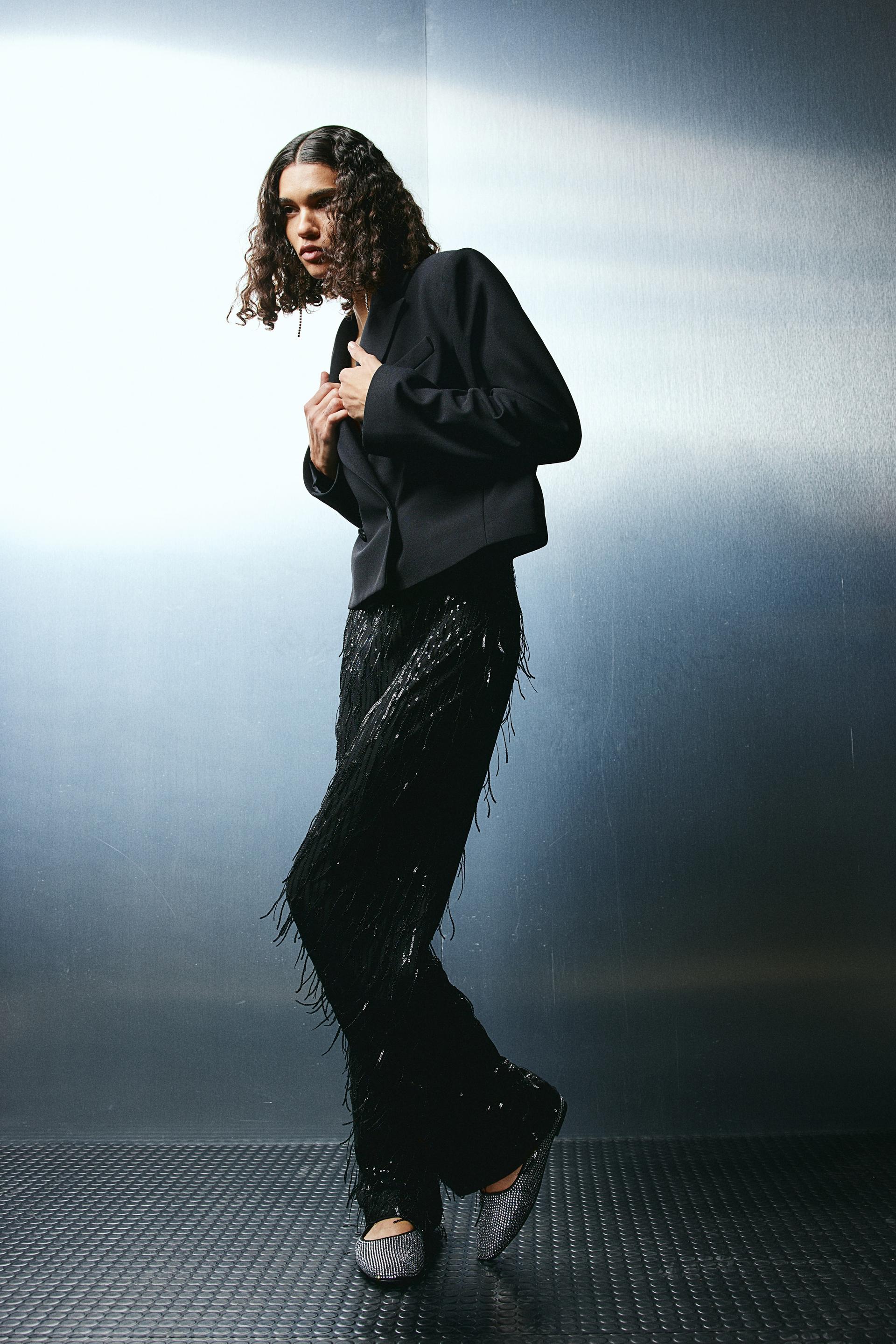 sequined pants