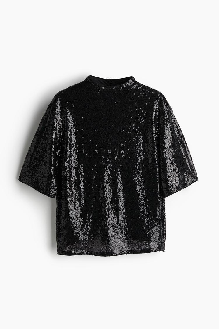 sequined top