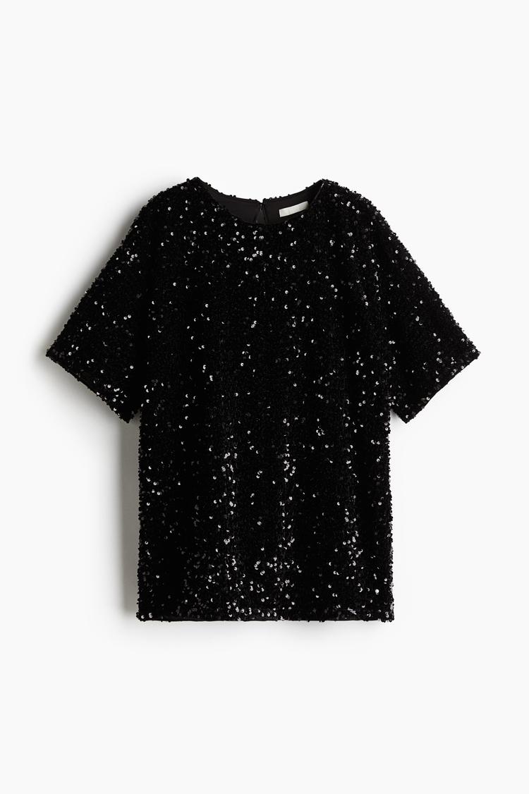 sequined top