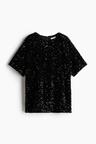 sequined top