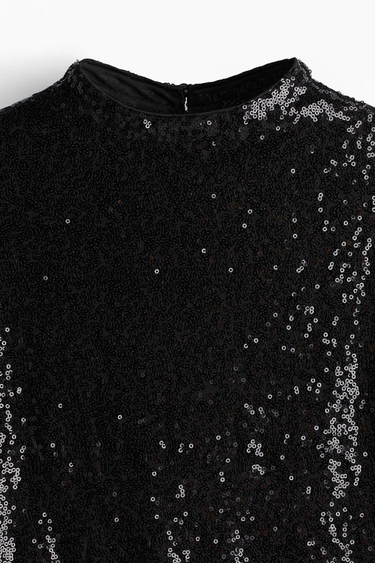 sequined top