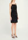 sequined wool mini dress