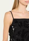 sequined wool mini dress