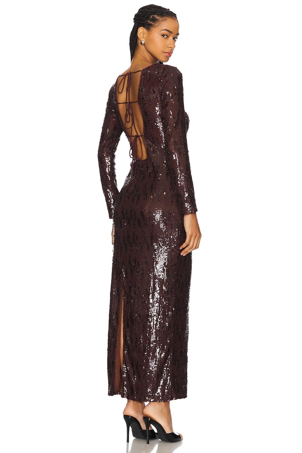 sequins maxi dress
