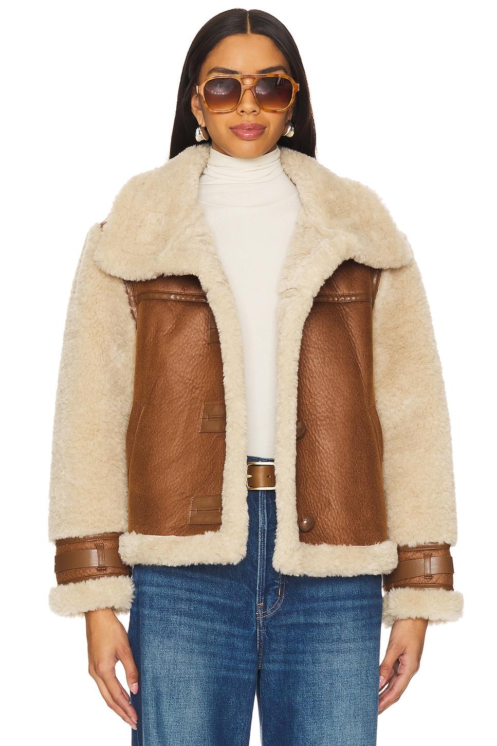 serena faux fur jacket