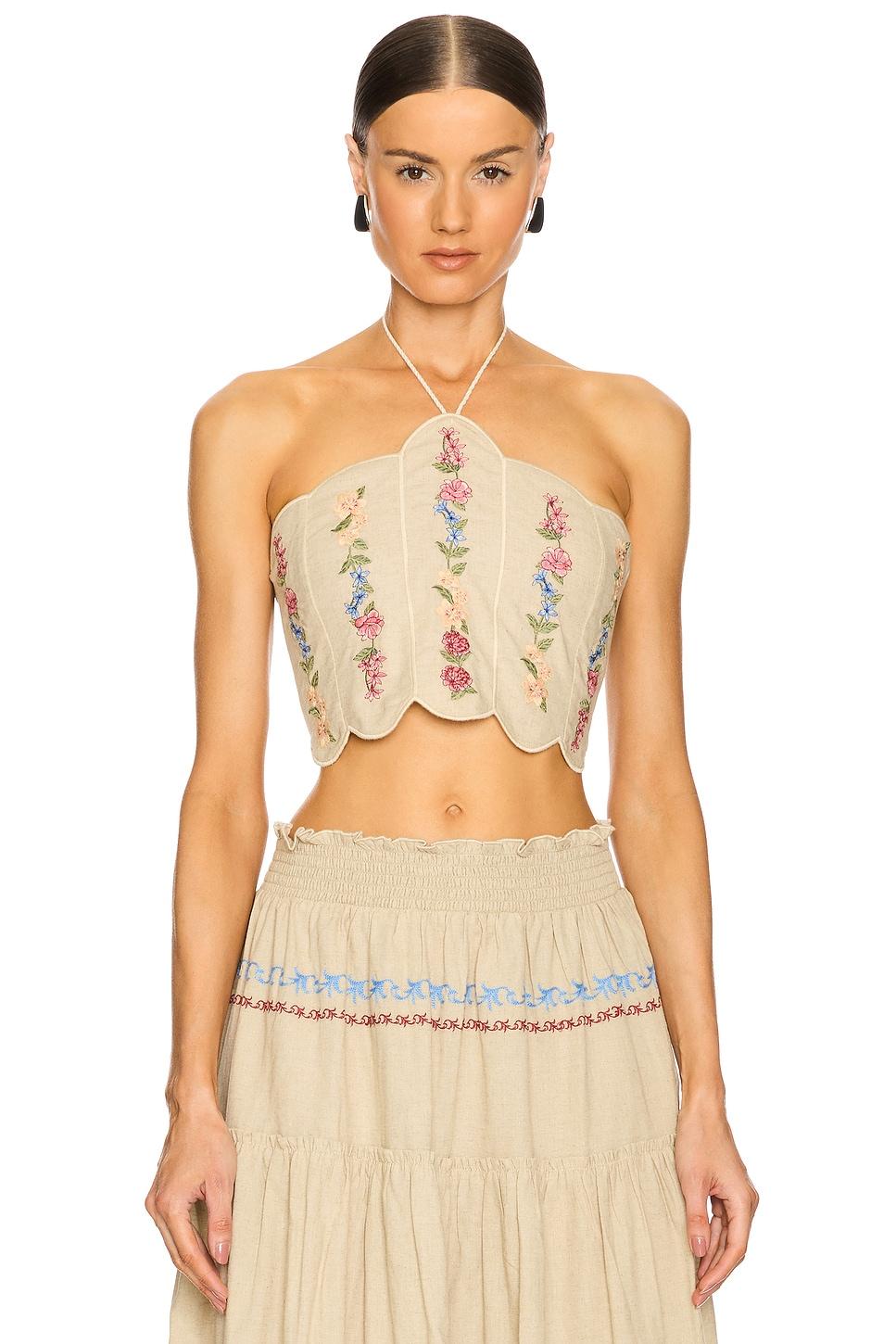 serenity blush halter top