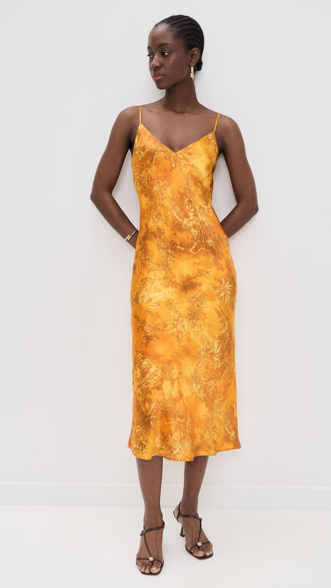 seridie midi slip dress