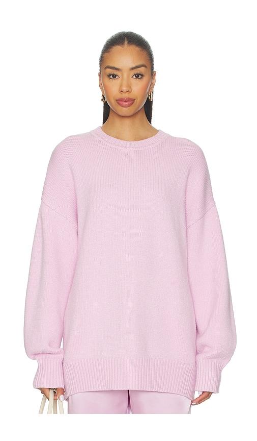 seroya amal sweater in pink.