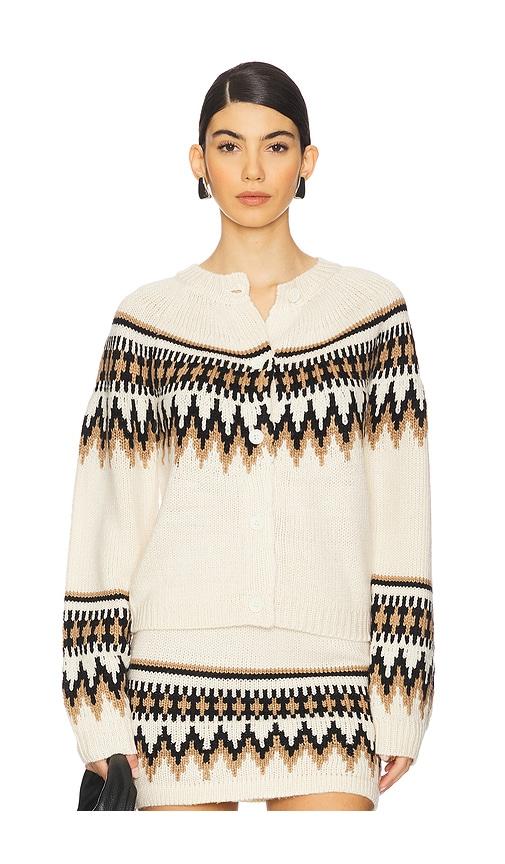 seroya amaya cardigan in cream.