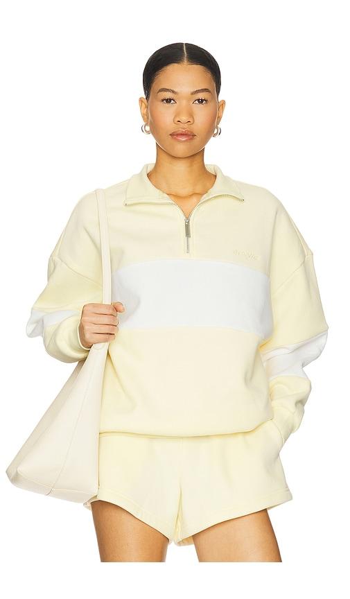 seroya asbury sweatshirt in yellow.
