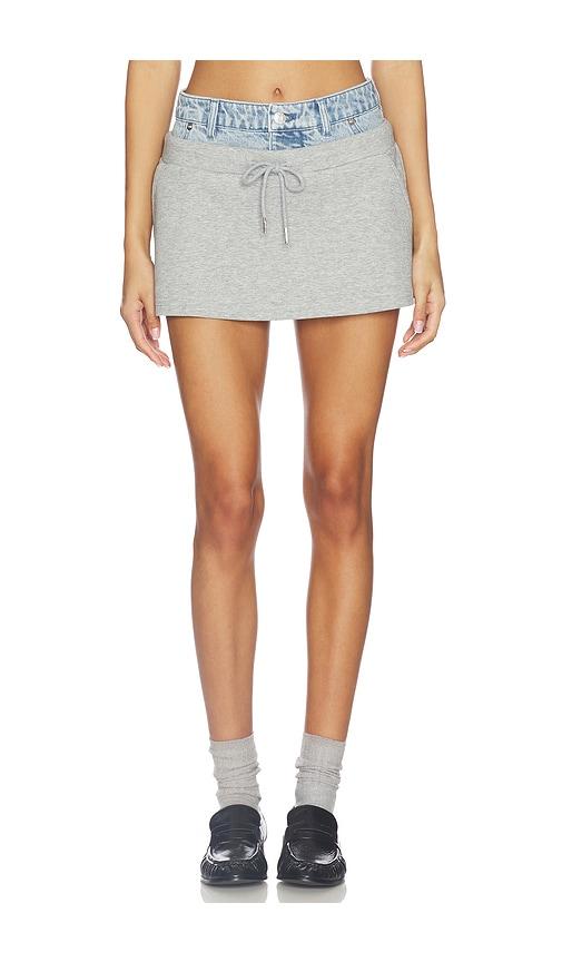 seroya bertha skirt in grey.