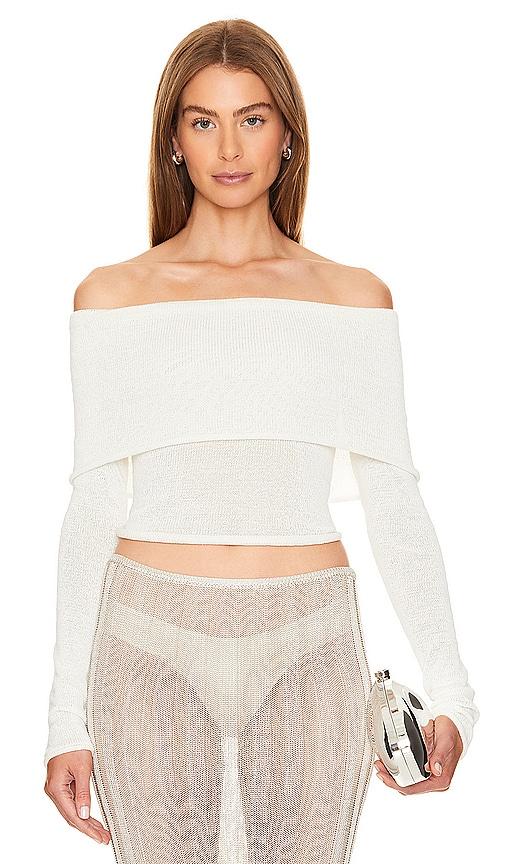 seroya besty top in white.