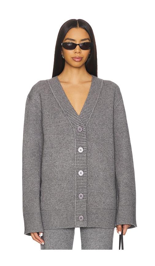 seroya denise cardigan in grey.