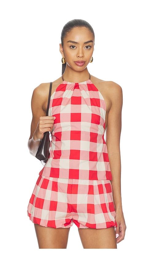 seroya deza top in red.