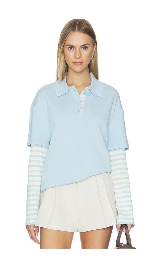 seroya emilee top in baby blue.