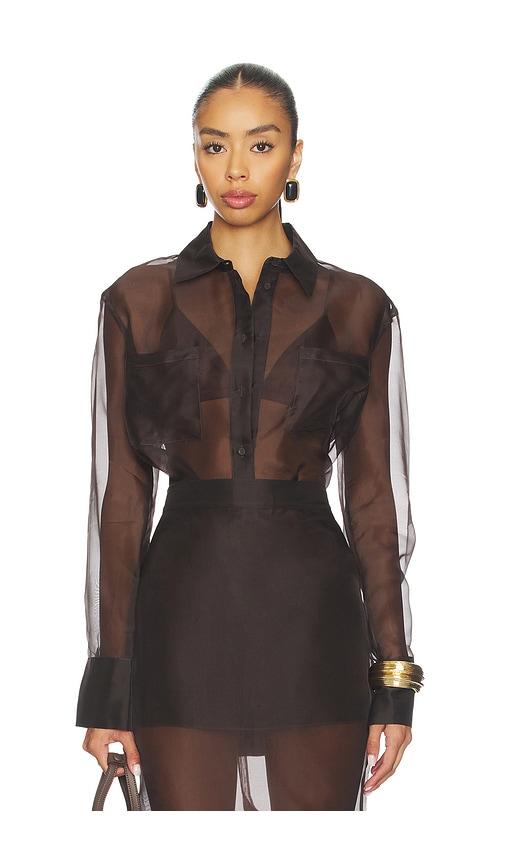 seroya estella top in brown.
