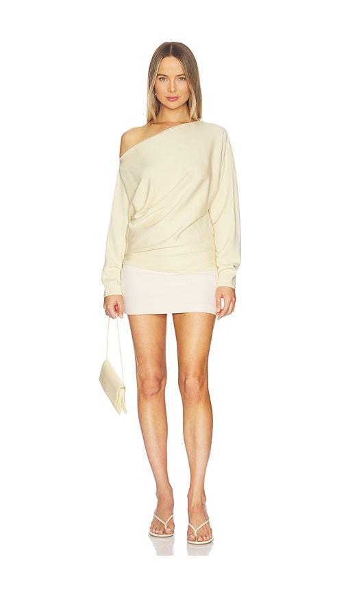 seroya ethel dress in lemon.