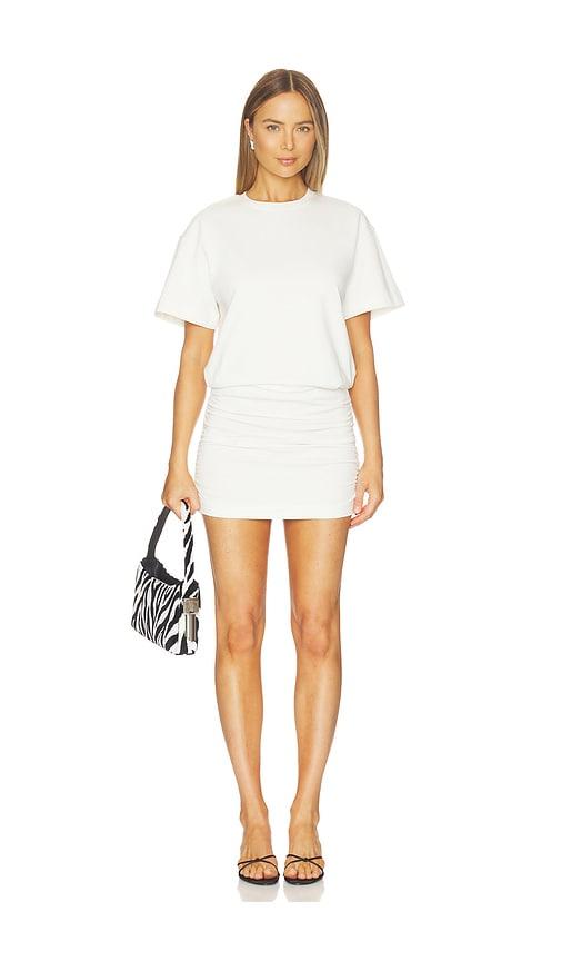 seroya georgie dress in white.