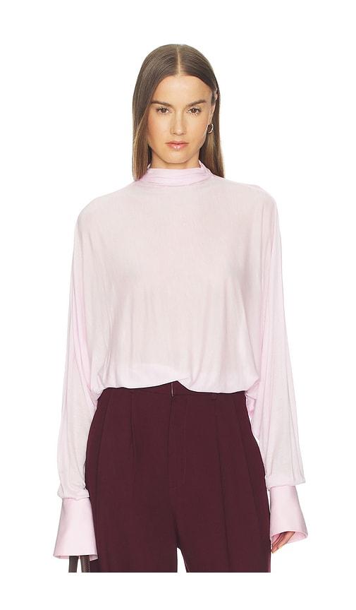 seroya hawkes bodysuit in rose.