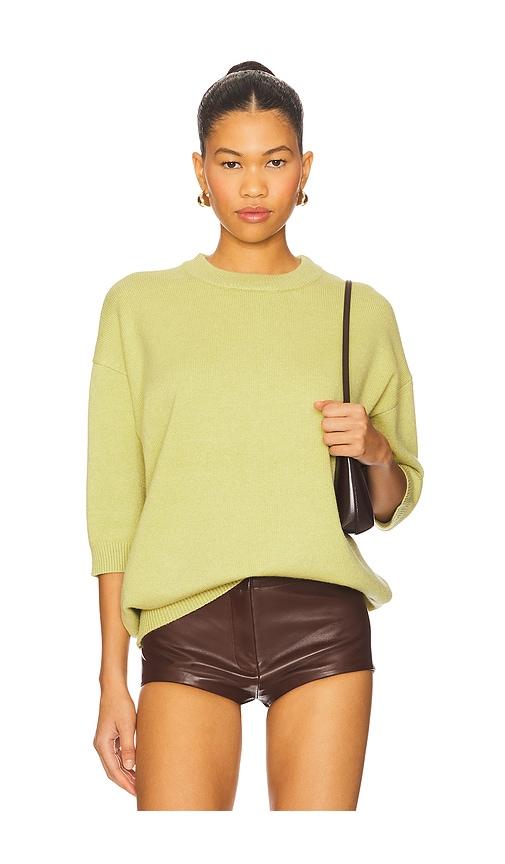 seroya jacey sweater in green.