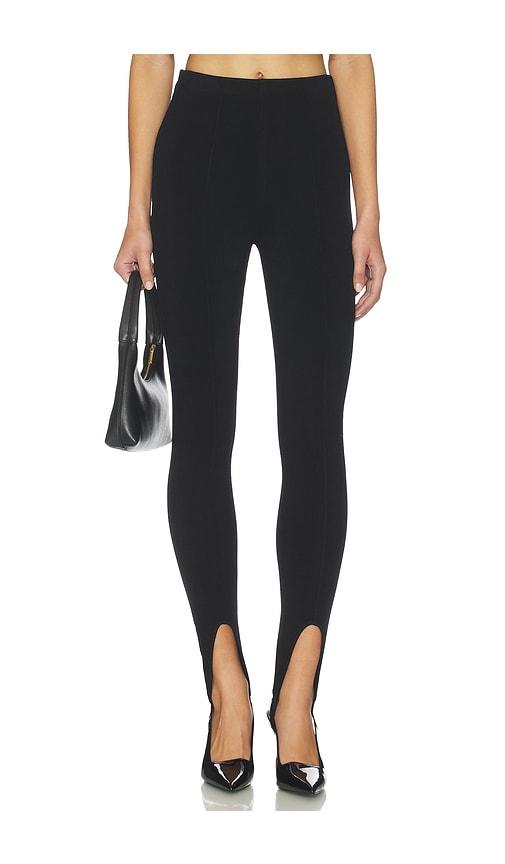 seroya kelsey stirrup legging in black.