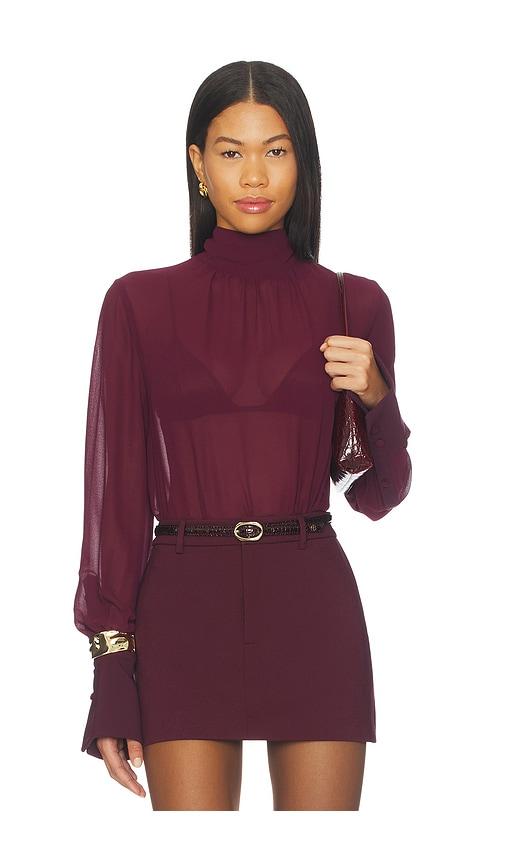 seroya mary top in wine.