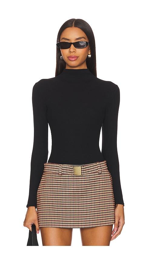seroya meg bodysuit in black.