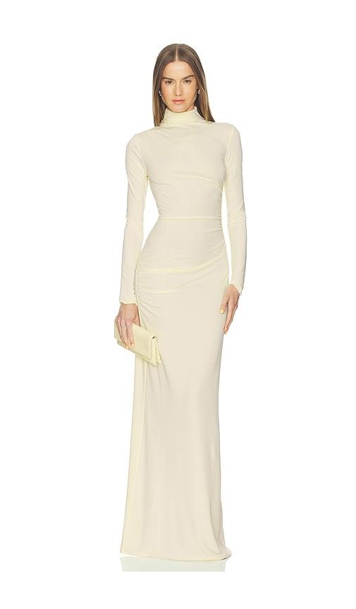 seroya oona dress in lemon.