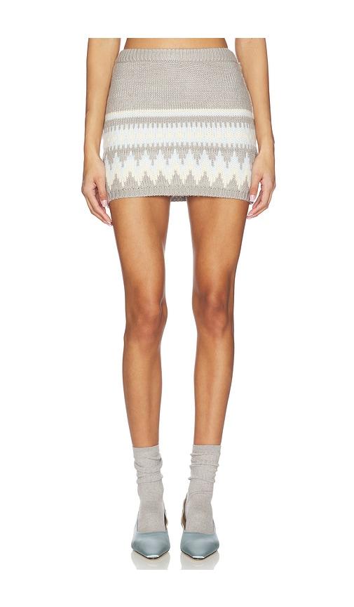 seroya sierra mini skirt in blue.