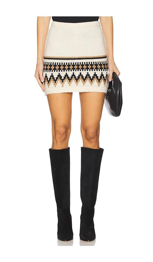 seroya sierra mini skirt in cream.