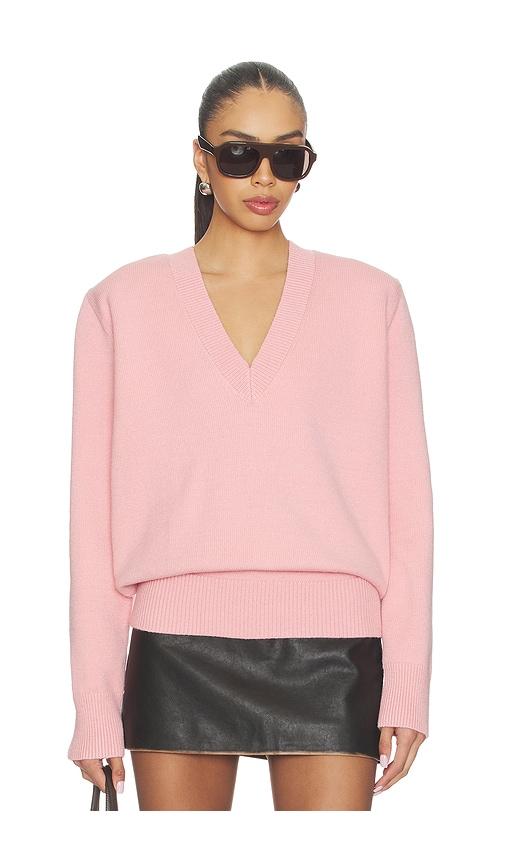 seroya sylvie sweater in pink.