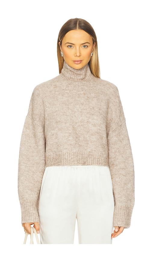 seroya tahara sweater in beige.