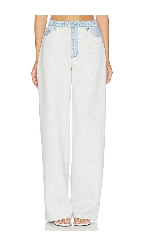 seroya travis pant in light grey,blue.