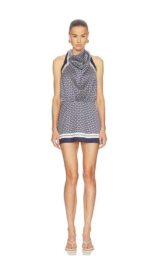 seroya winny dress in navy.