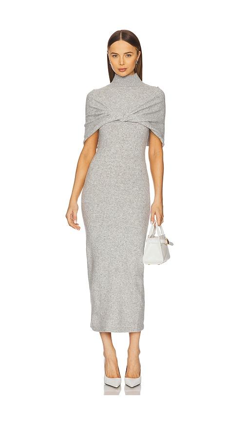 seroya wisteria gown in grey.
