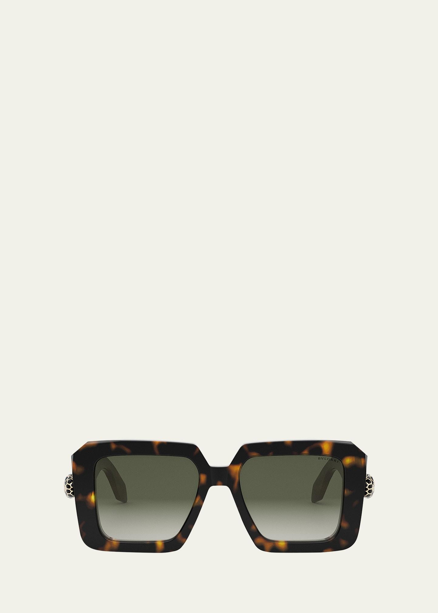 serpenti geometric sunglasses
