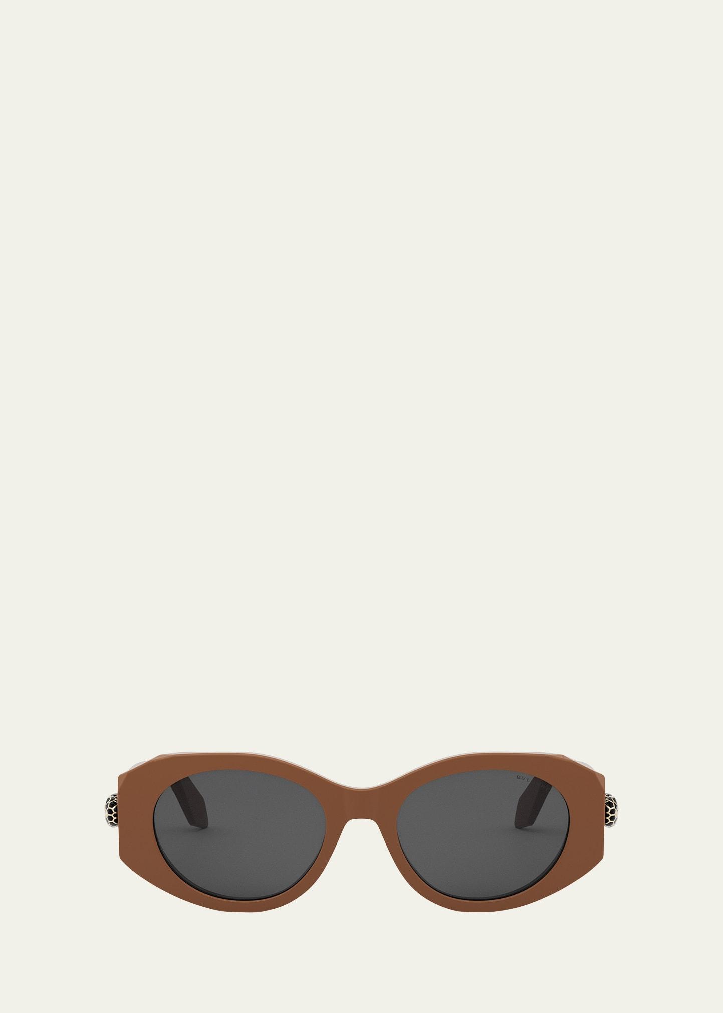 serpenti oval sunglasses