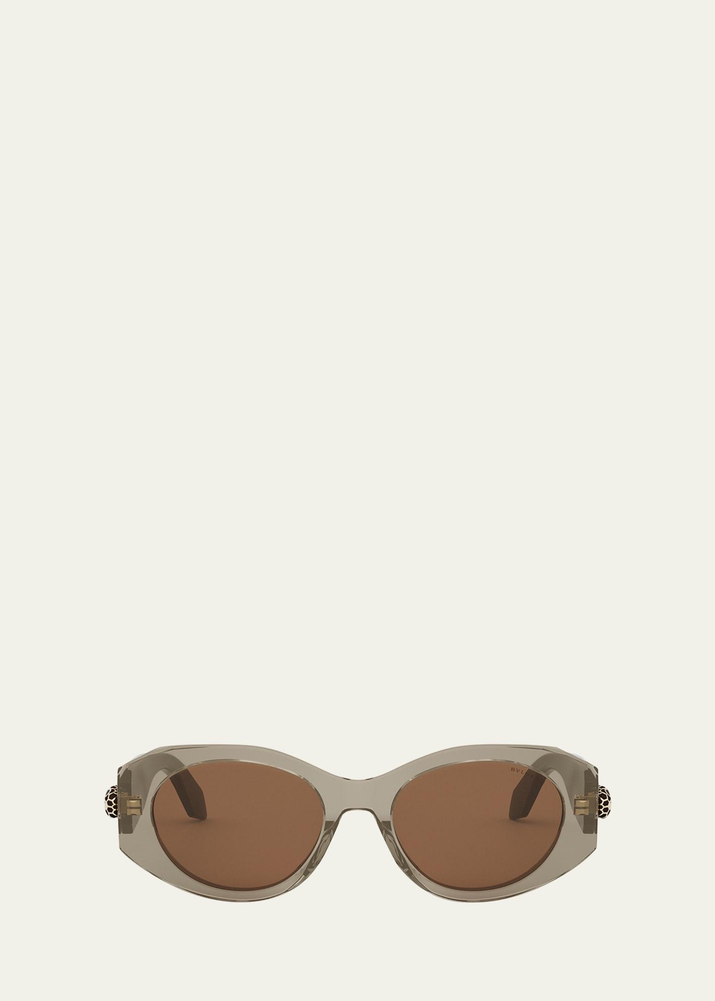 serpenti oval sunglasses