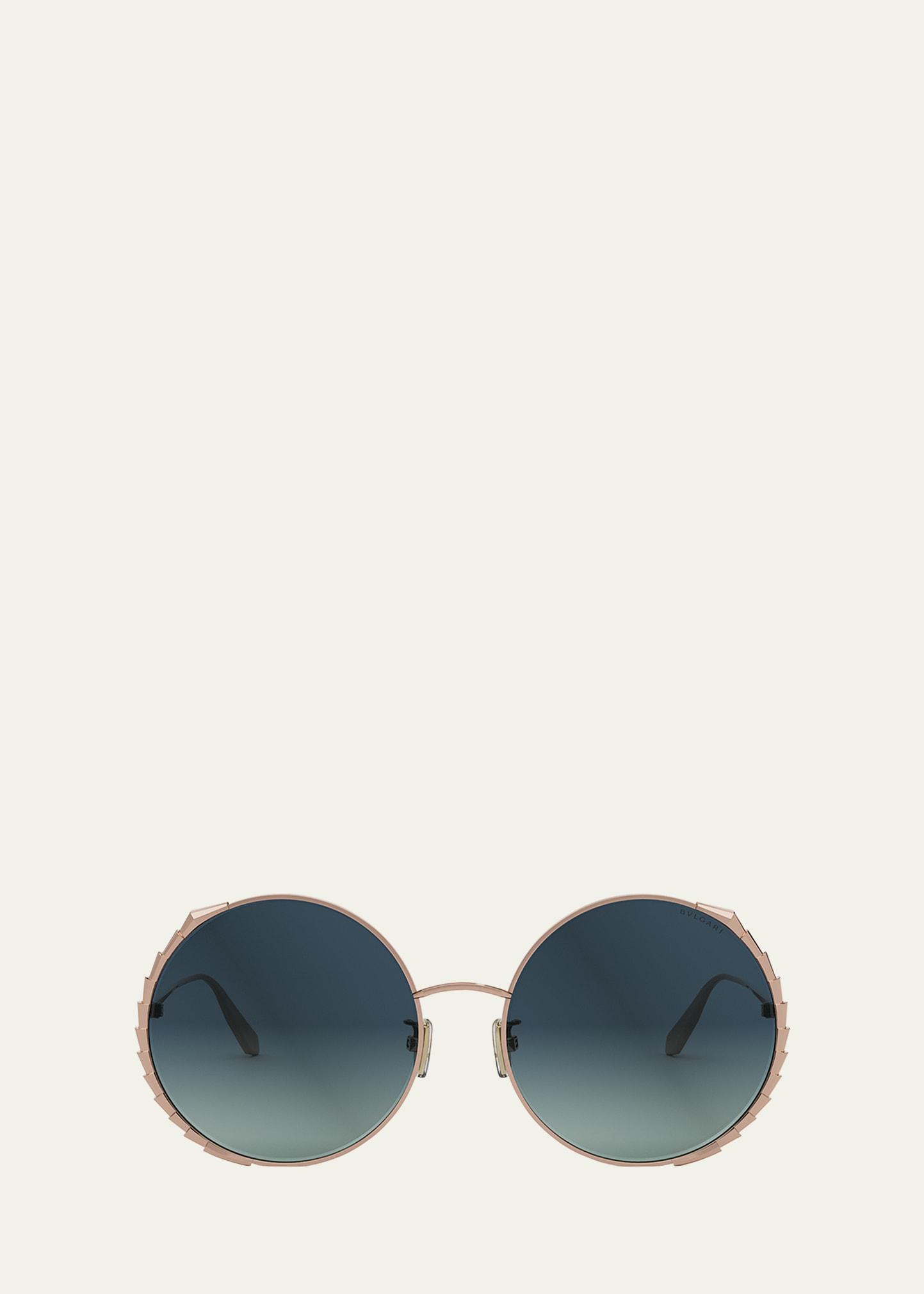 serpenti round sunglasses