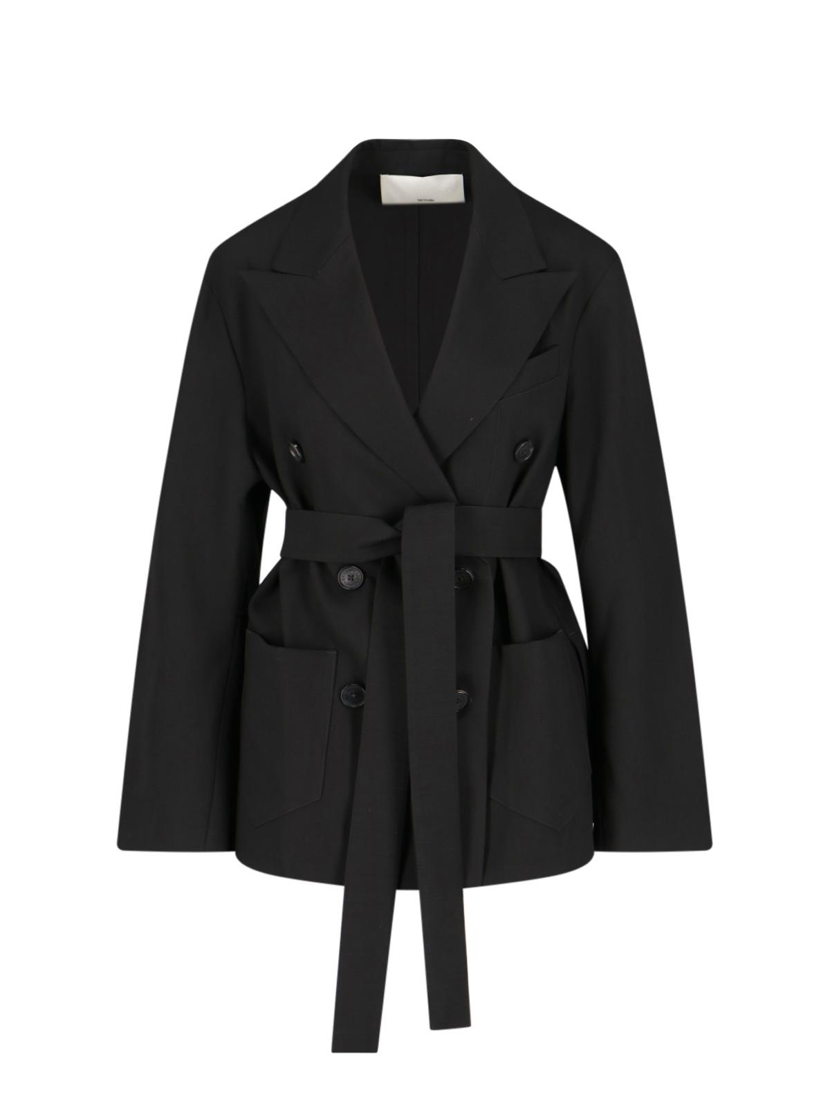 setchu jackets black virgin wool - women