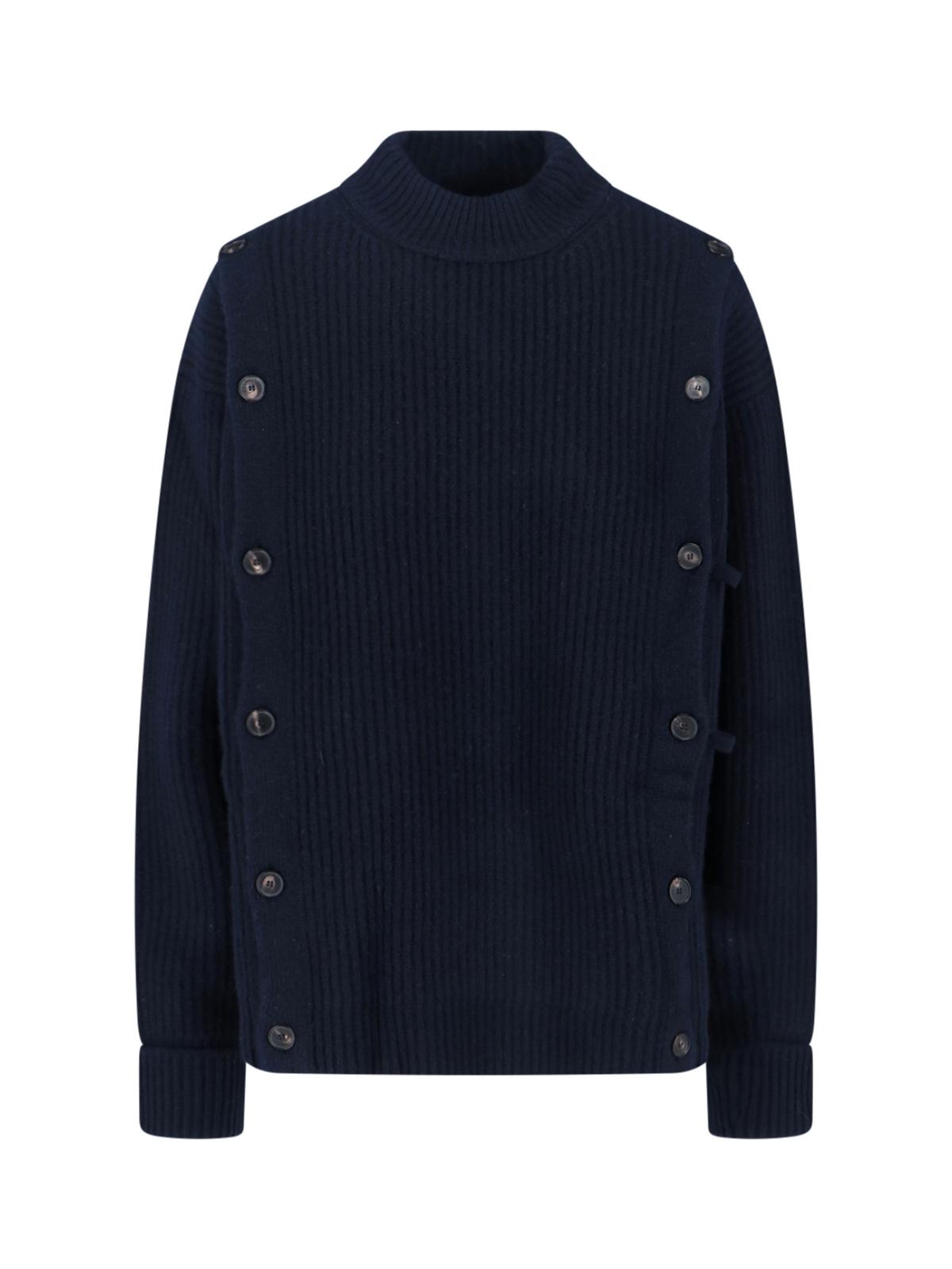 setchu sweaters blue wool - women