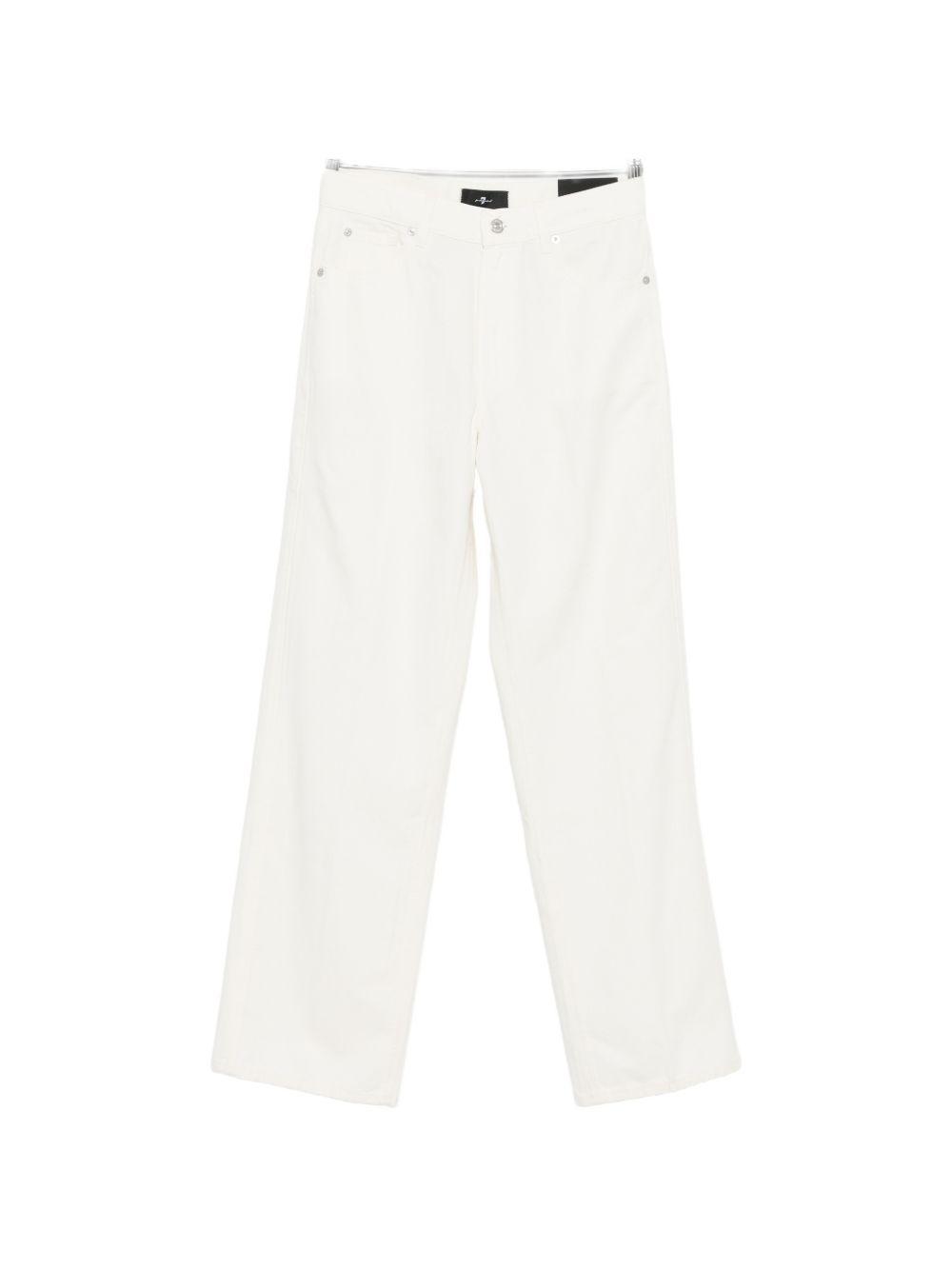seven jeans white cotton - women