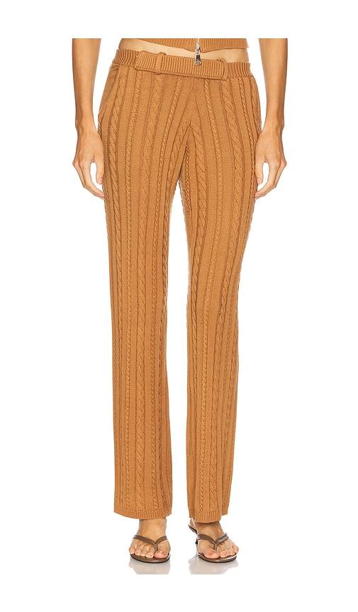 seven wonders camila pant in brown.