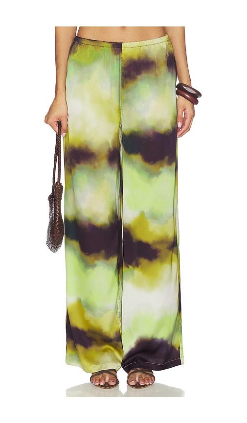 seven wonders vega palazzo pant in olive.