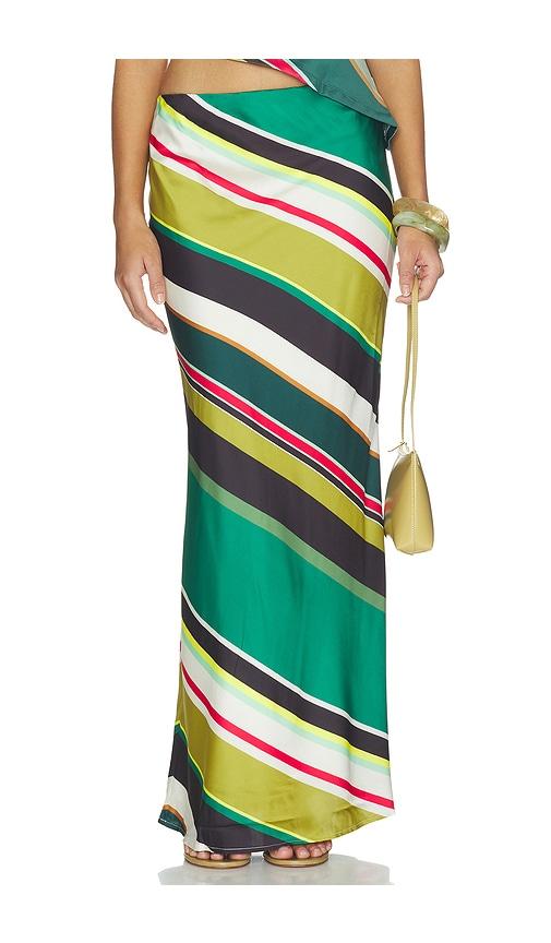 seven wonders vera maxi skirt in multi.