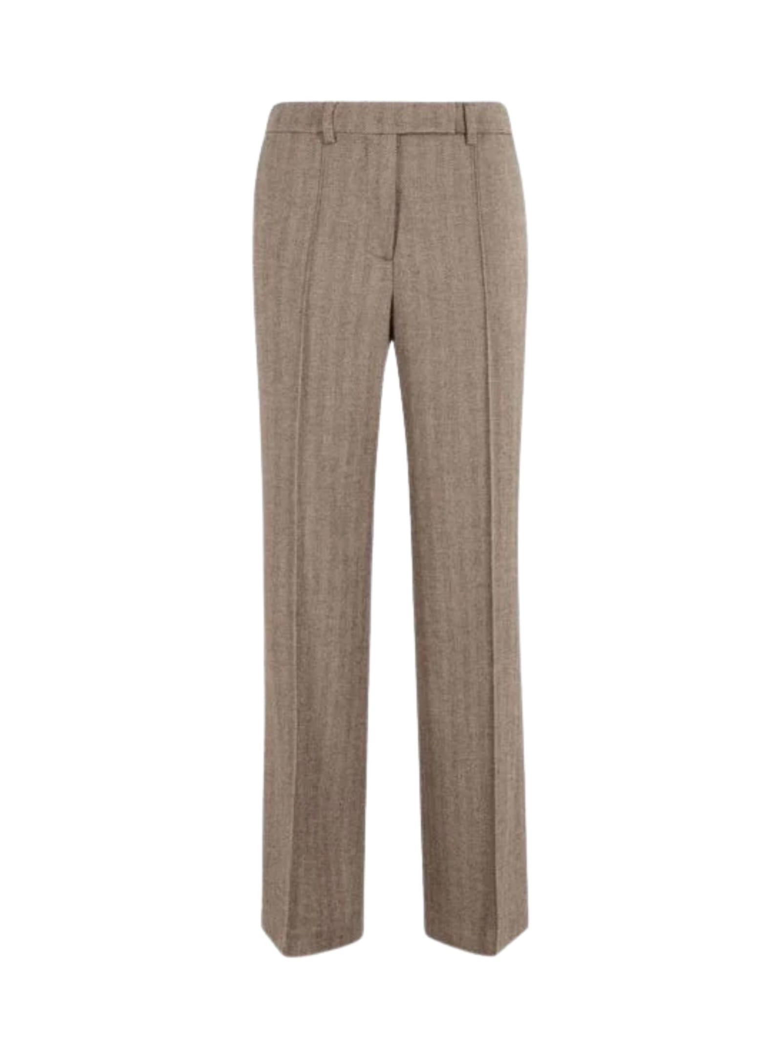 seventy herringbone straight leg trousers